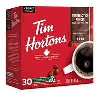 Tim Hortons Dark Roast Coffee, Keurig K-Cup 30ct Pods