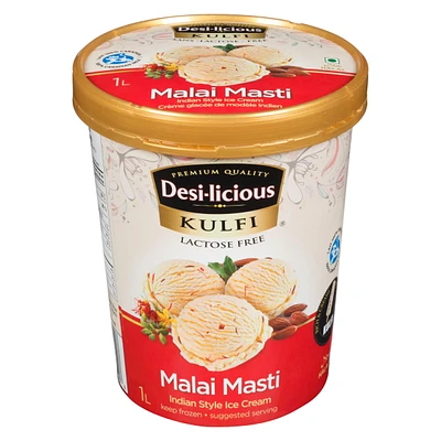 Desi-licious Malai Masti Kulfi Indian Style Ice Cream