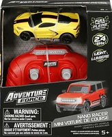 ADVENTURE FORCE 1:64 RADIO COMMANDÉ NANO RACERS - CORVETTE C8
