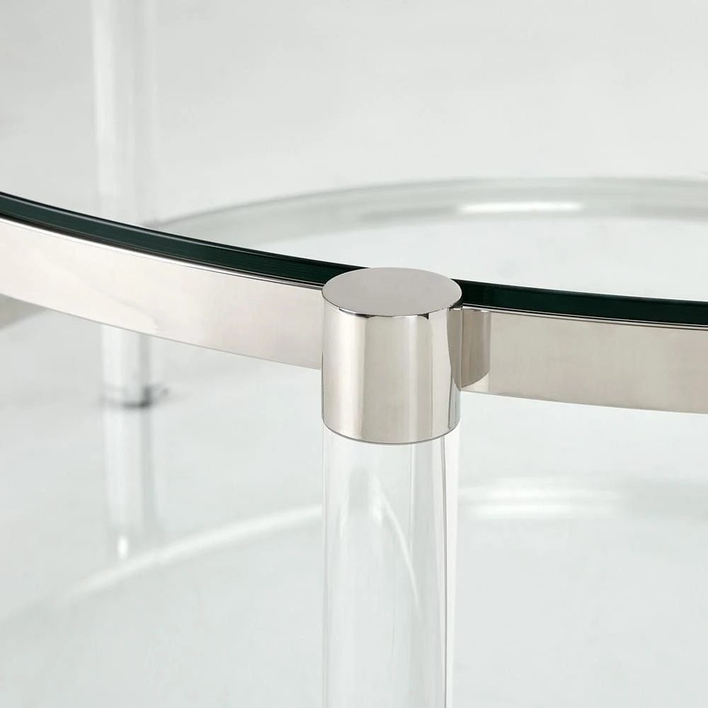 Home Gear Table basse en argent