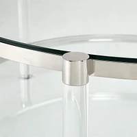 Home Gear Table basse en argent