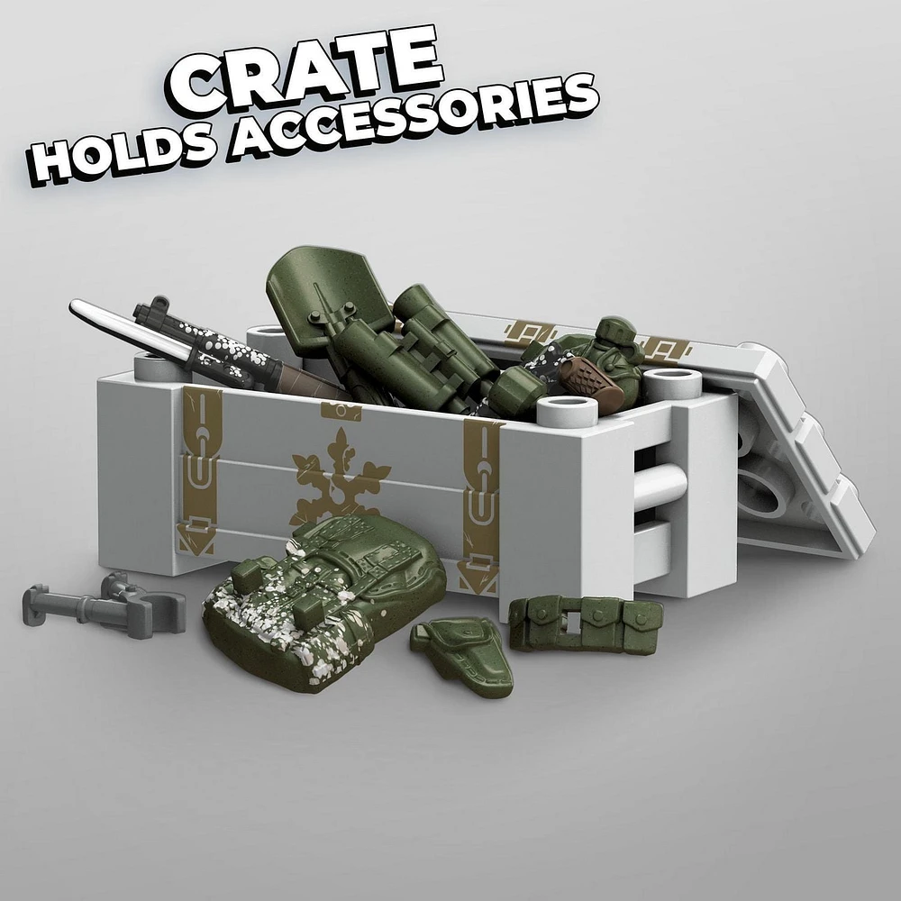 WWII Winter Activision Mega Construx Call of Duty Caisses d’armes - 31 Blocs