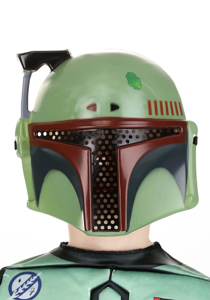 STAR WARS BOBA FETT CHILD MASK - Molded Half Mask with Elastic Band