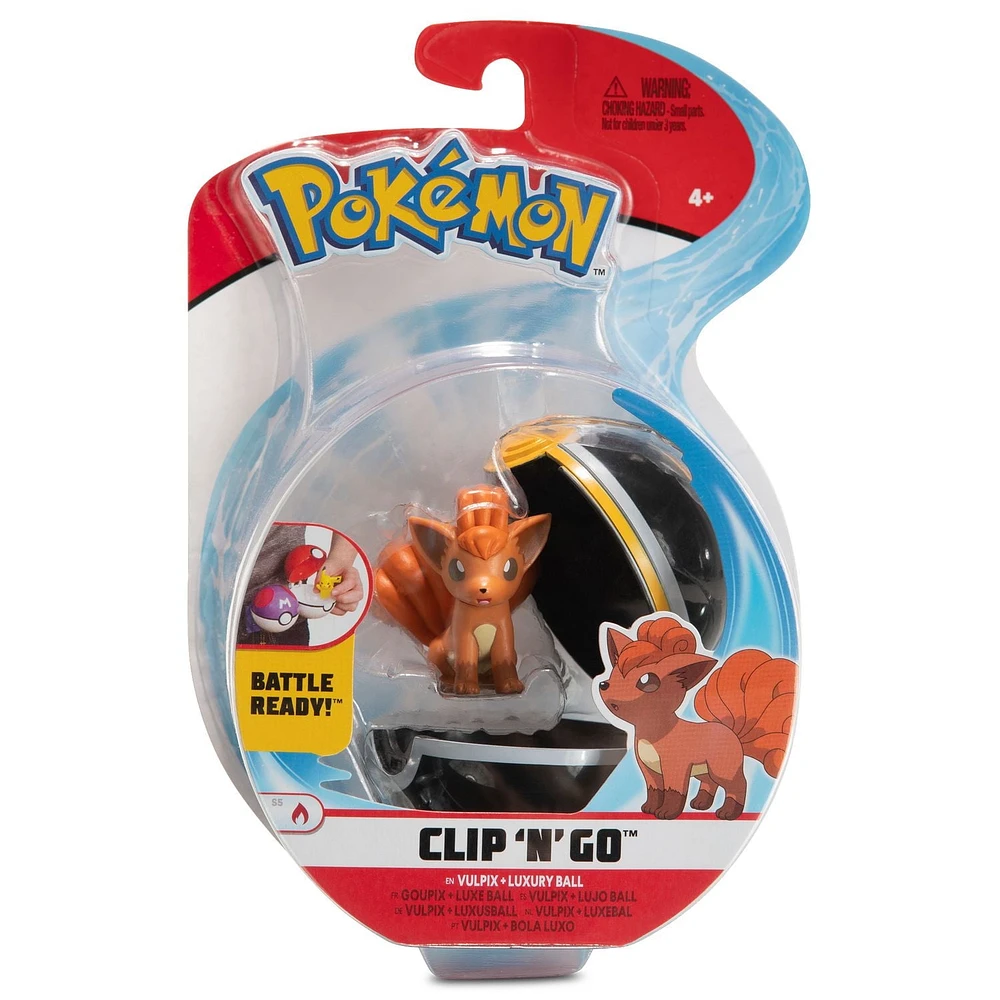 Pokemon Clip 'N' Go - Goupix + Luxe Ball
