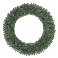 Holiday Time Couronne de Noël artificiel Basic Non-Éclairé de 36 po (91,4 cm), Vert