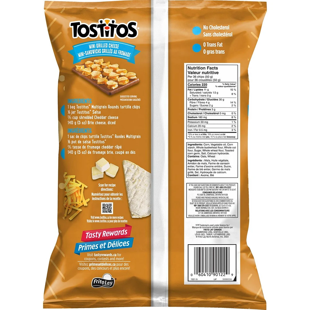 Tostitos Multigrain Rounds Tortilla Chips, 270g