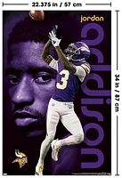NFL Minnesota Vikings - Jordan Addison 24 Wall Poster, 22.375" x 34"