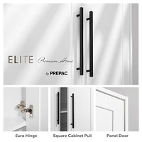 Prepac Elite Premium White Storage Cabinet