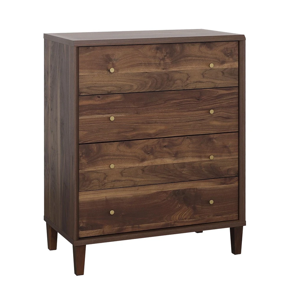 Sauder La Collection Willow Place Commode, Finition Grand Walnut, 433805