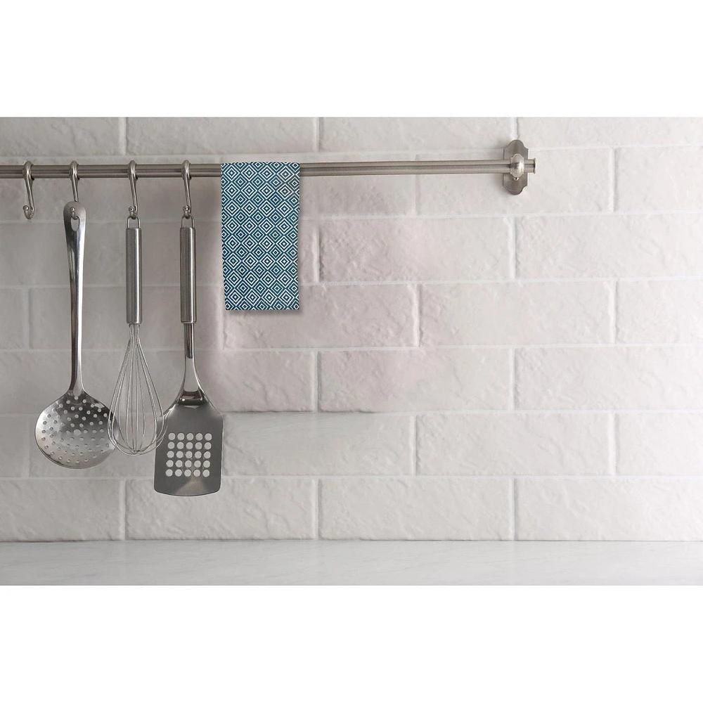 Ensemble De Tissu À Vaisselle De 3 Pcs Géométriques - Ensemble De 2