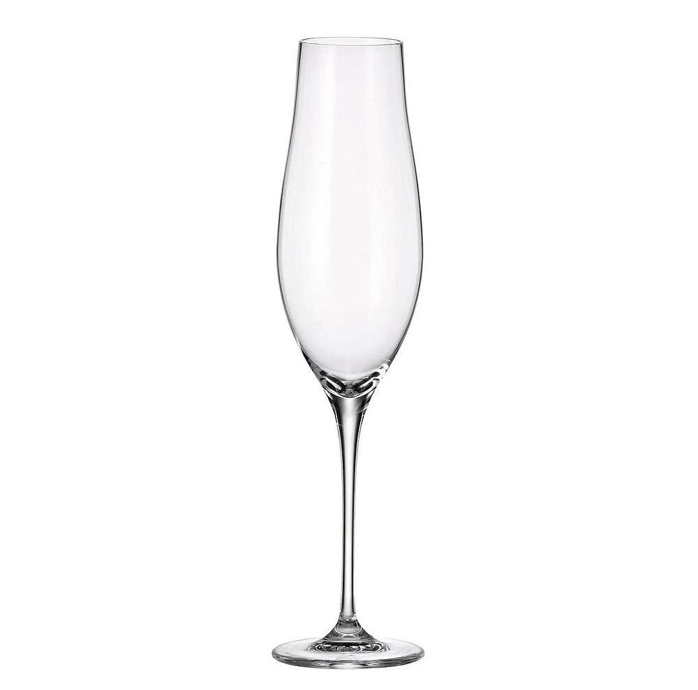 Limosa Stemmed Flute Glass 200ml, Set of 6