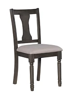 Weston Side Chair, Grey (Set of 2)