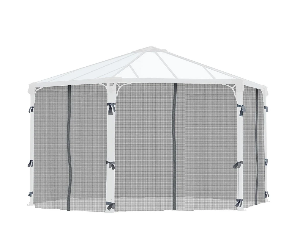 CANOPIA by PALRAM Mosquito Netting Kit for Roma Gazebo