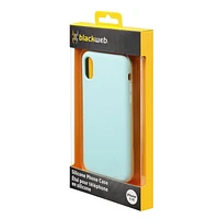 Étui rigide en silicone à la mode pour iPhone X/XS blackweb