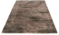 ECARPETGALLERY 5'2" x 7'8"  Contemporary Galleria Hand Loomed Area Rug for Living Room, Dining Room and Bedroom in Grey
