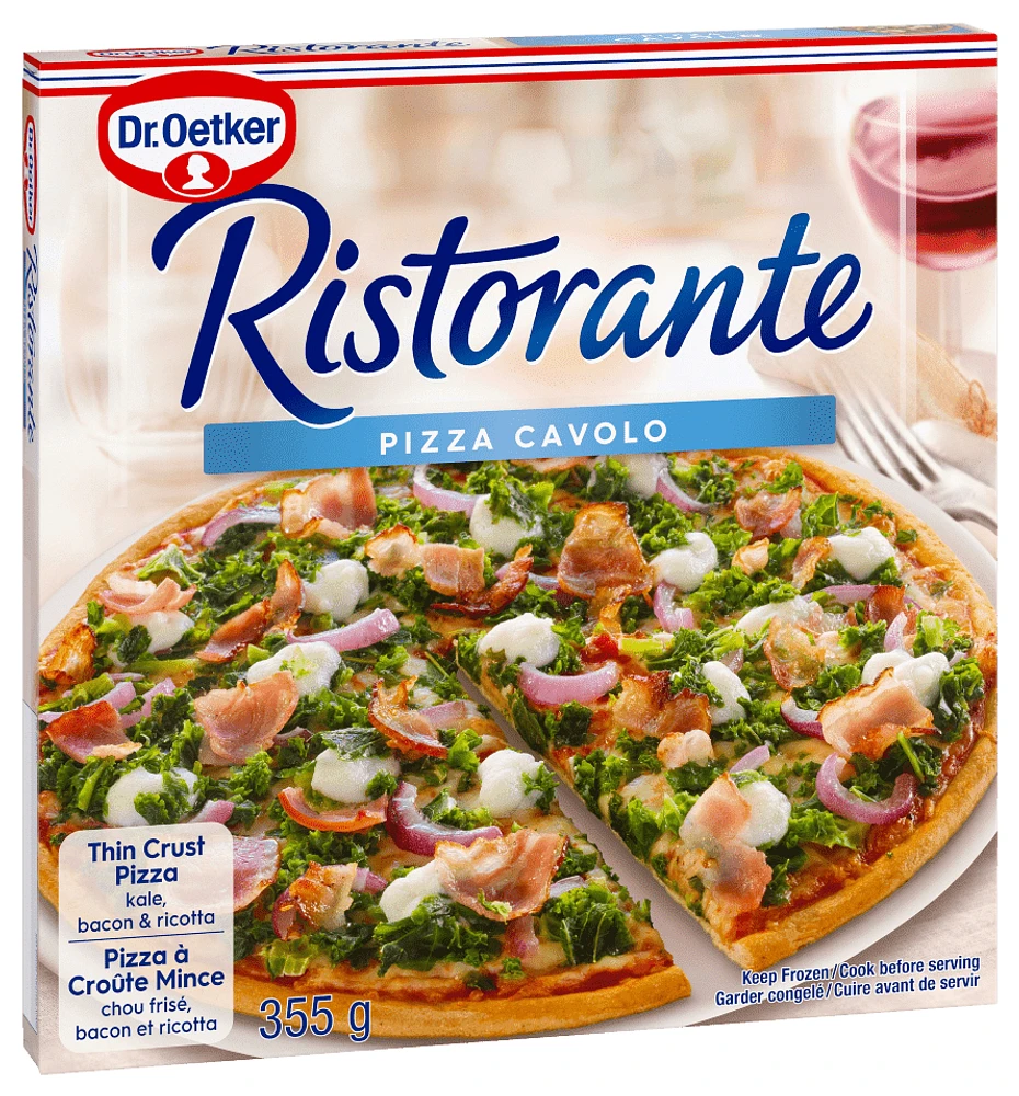 Dr. Oetker Ristorante Pizza au chou frisé et bacon (355g) 355g
