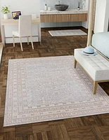 ECARPET Valeria 9'3" x 11'10" Traditional Area Rug for Living Room, Bedroom, Dining Room, Entrance, Hallway and More.