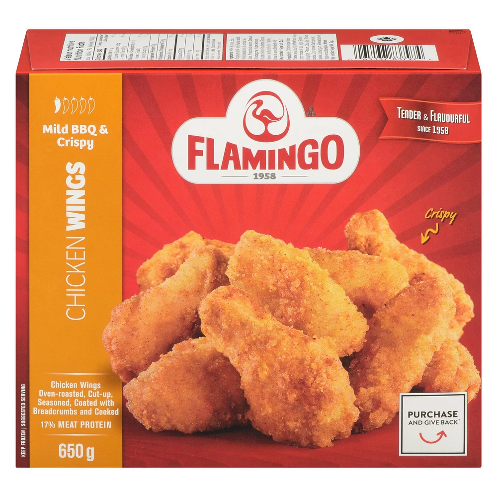 Flamingo Mild BBQ & Crispy Chicken Wings