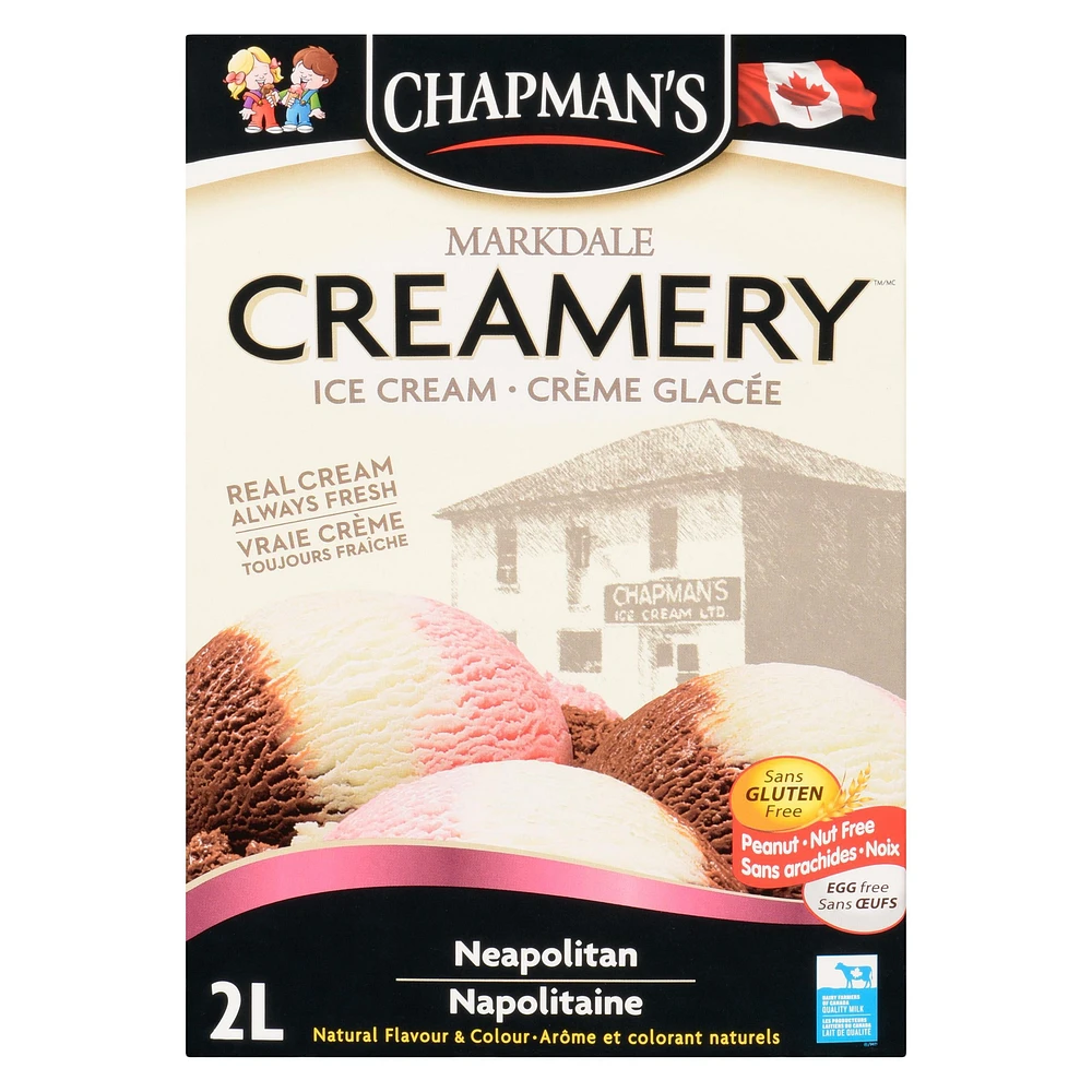 Chapman's Markdale Creamery Neapolitan Ice Cream 2L