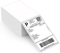 MUNBYN Thermal Direct Shipping Label (Pack of 500 4x6 Per Fanfold Labels)