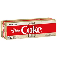 Diet Coke Caffeine Free 355mL Cans, 12 Pack, 12 x 355 mL