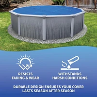 Blue Wave Round 8-mil Solar Blanket for Above Ground Pools