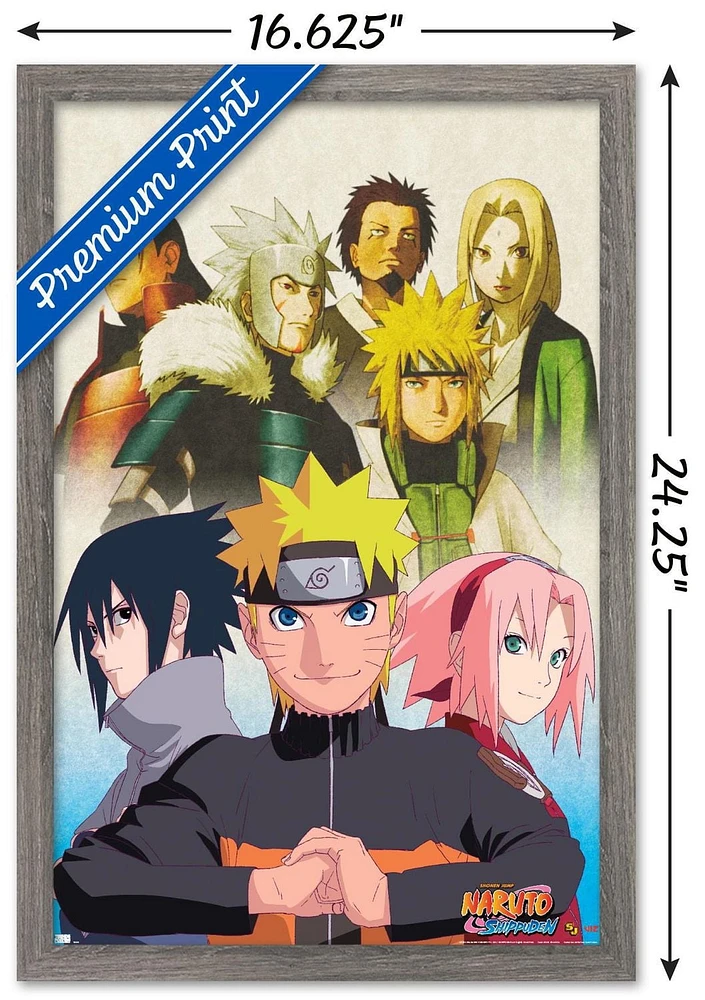 Naruto Shippuden - Key Art Wall Poster, 14.725" x 22.375"