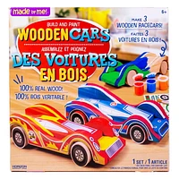 Made By Me Wooden Cars, Ages 6 years and up