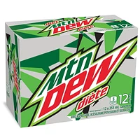 Diet MTN Dew Soft Drink, 12x355ml