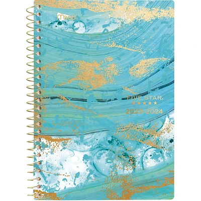 Petit Accents Or Métallisés Five Star® Agenda hebdomadaire/mensuel