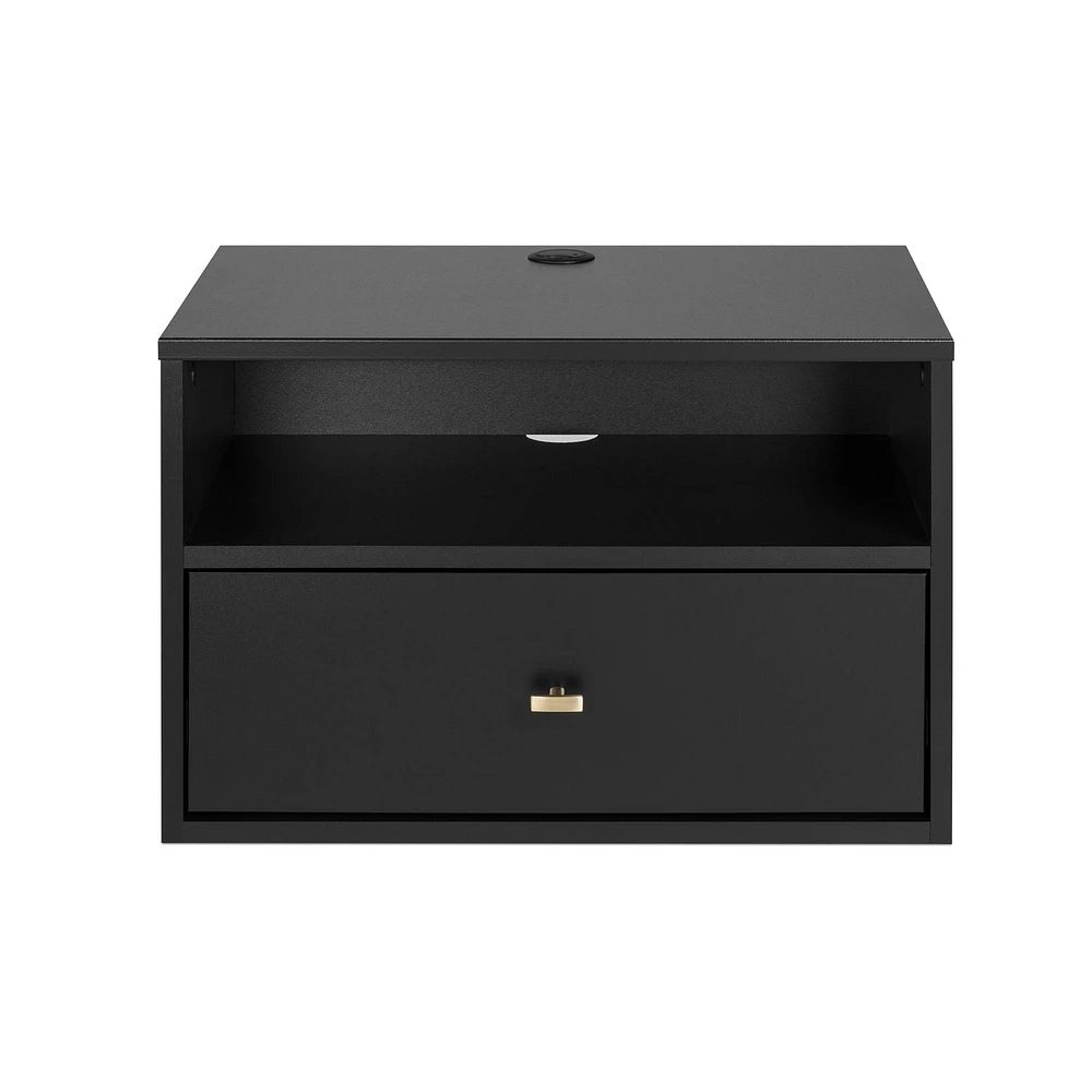 Prepac Table de chevet murale