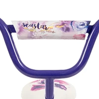 Sea Star de Huffy, 16 pouces, vélo pour filles avec roues d'entraînement, violet 4-6 ans