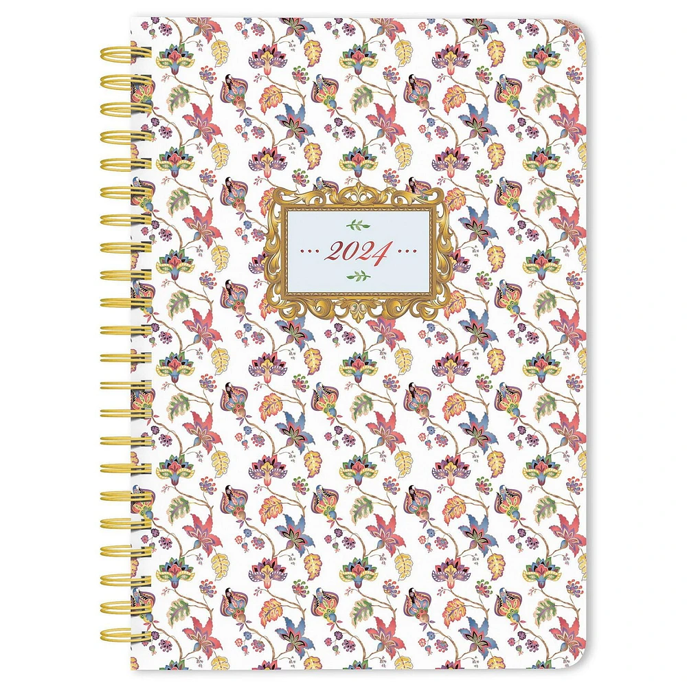 BrownTrout Tuscan Delight 2024 6x7.75 Inch Desk Planner, 9781975468712