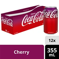 Coca-Cola Cherry Fridge Pack Cans, 355mL, 12 Pack, 355 mL