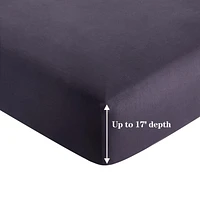 Ensemble de literie Marina Decoration 600 fils ultra doux en coton percale à fibres longues, toutes saisons, avec taie d'oreiller, pour hôtel standard