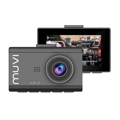 Veho Muvi KZ-2 Pro Drive Cam 4K Dashcam avec écran LCD 3 pouces et G-Sensor - Gris