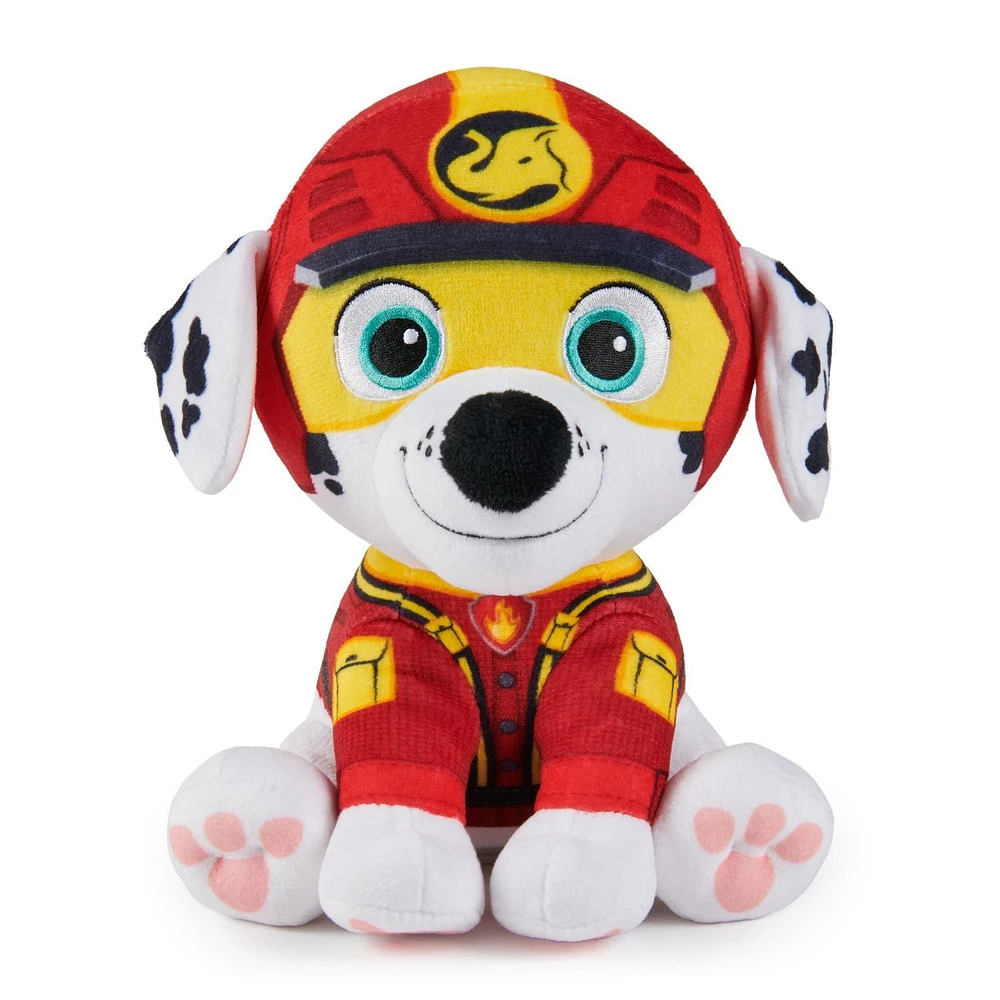 PAW Patrol Jungle Pups, Peluche Zuma de 20,3 cm, animal en peluche pour les garçons et les filles à partir de 3 ans