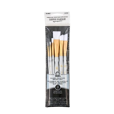 Plaid 10 Piece White Nylon Brush Set, 10 piece paint brush set