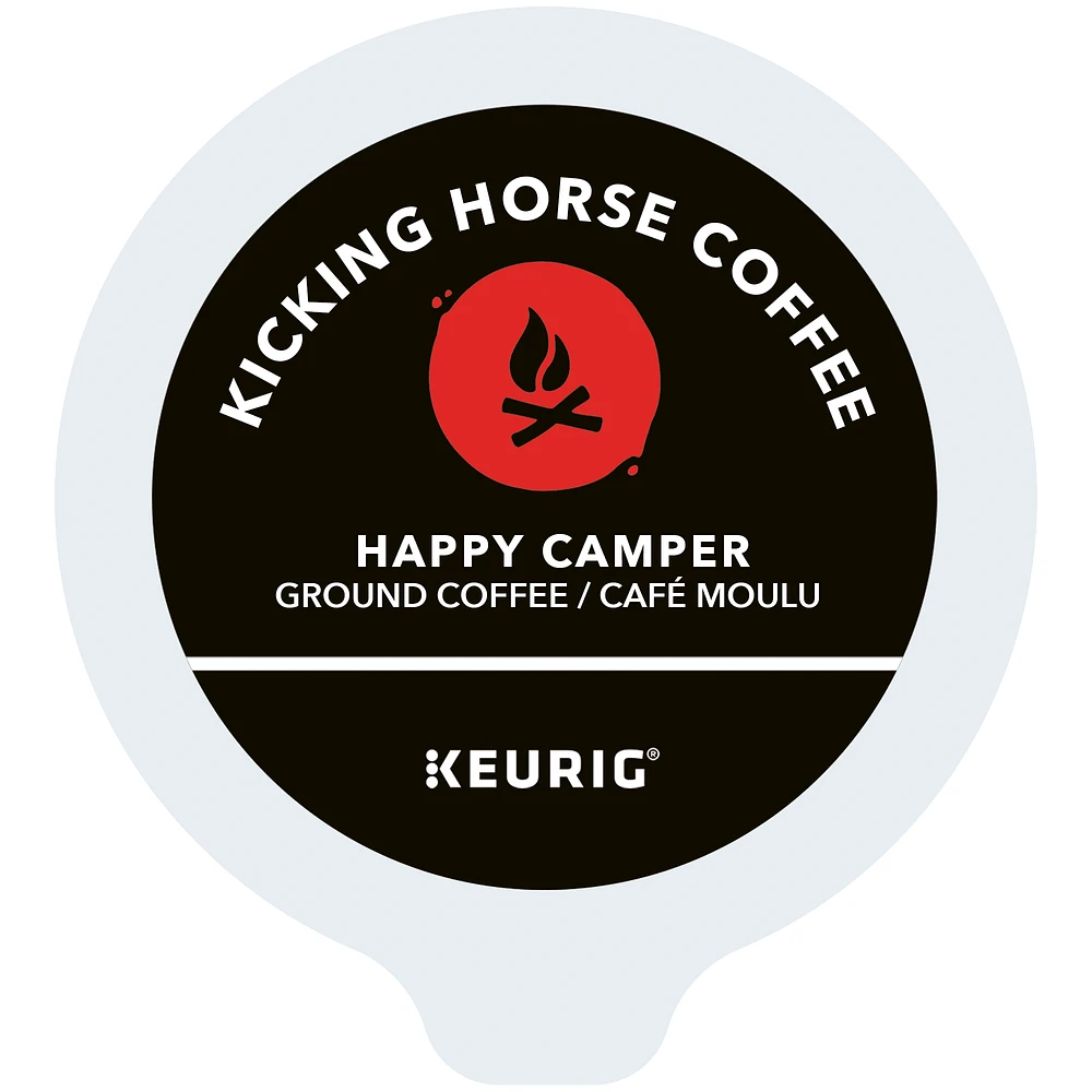 Kicking Horse Happy Camper, Medium Roast, K-Cup Coffee Pods, 10 Count, 10 Count