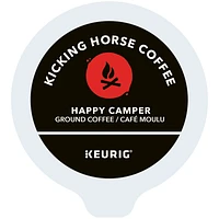 Kicking Horse Happy Camper, Medium Roast, K-Cup Coffee Pods, 10 Count, 10 Count