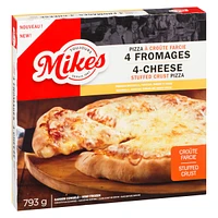 Mikes 4-cheese stuffed crust pizza