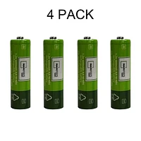 Mainstays Solar Rechargeable 400mAh AA Nickel Metal Hydride Batteries, 4 Count
