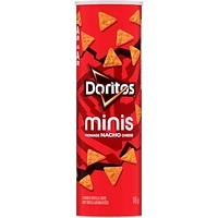 Doritos Minis Nacho Cheese Flavoured Tortilla Chips - Canister, 145 g.