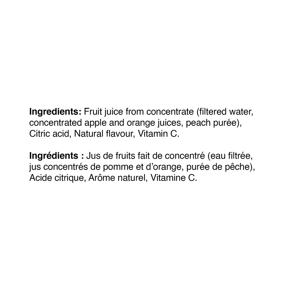 Jus Pomme orange pêche SunRype 900 ml
