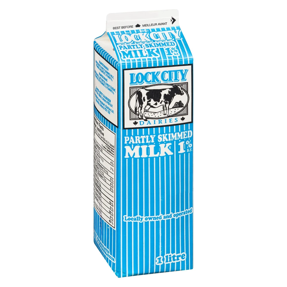 1L 1% Lock City Dairies Milk, 1L 1% Lock City Dairies