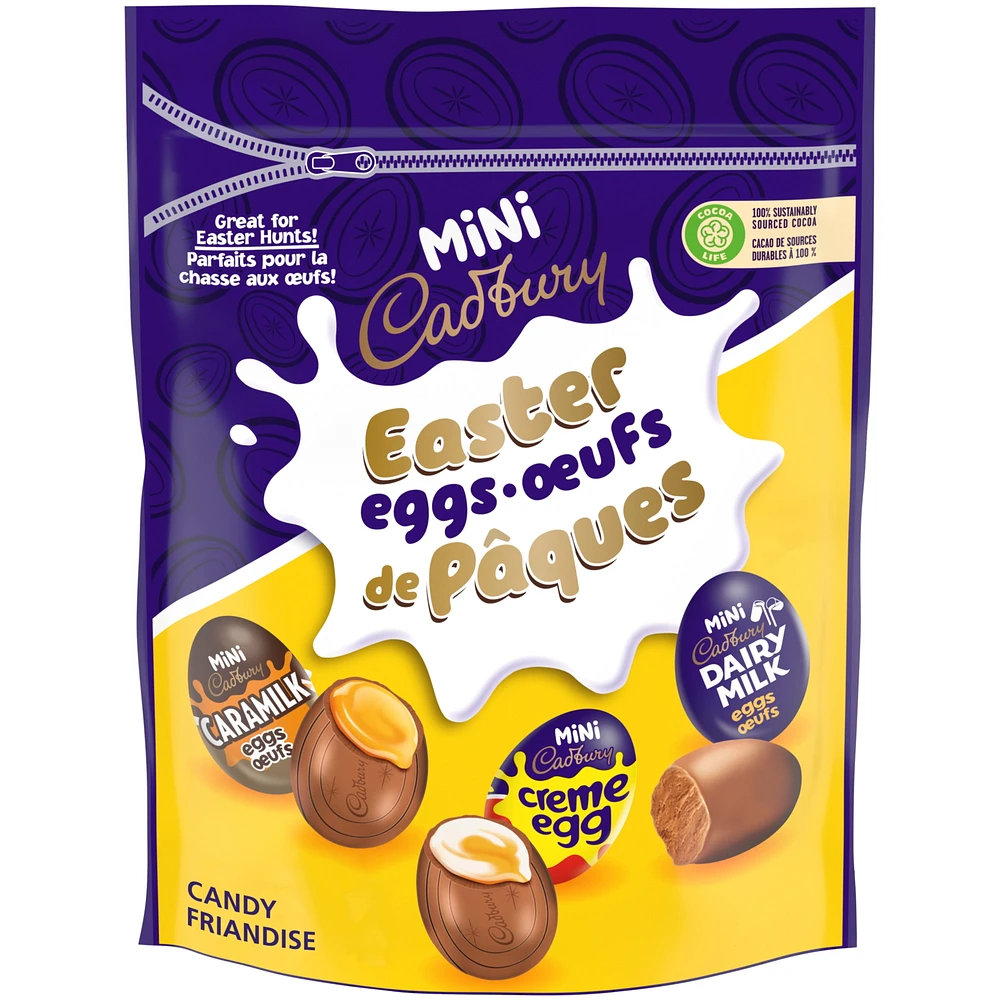 Cadbury, Mini Assorted Eggs, Individually Wrapped, Easter Chocolatey Candy