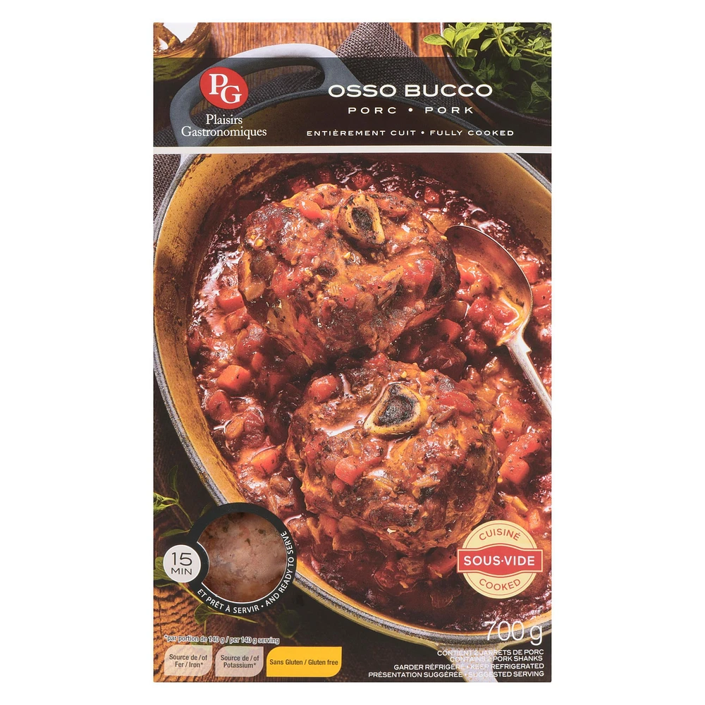 Osso bucco de porc Plaisirs Gastronomiques 700g