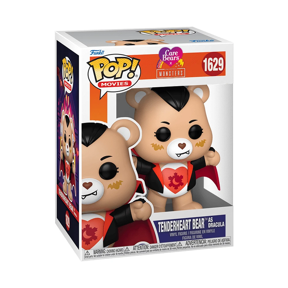 Funko Pop! Movies: Care Bears - Tenderheart Bear as Dracula Vinyl Figure