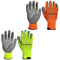 Gants Handcrew 8Pk Hi Viz enduits de PU Gant en PU 8PK