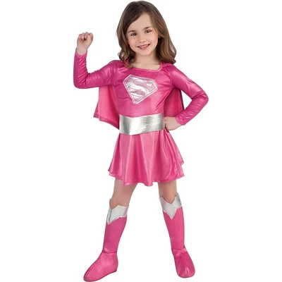 DC Comics Supergirl Magenta Girl's Costume